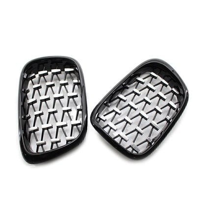 Honeycombe Mesh Front Bumper Grille for BMW E39 5-Series (1999-2003)
