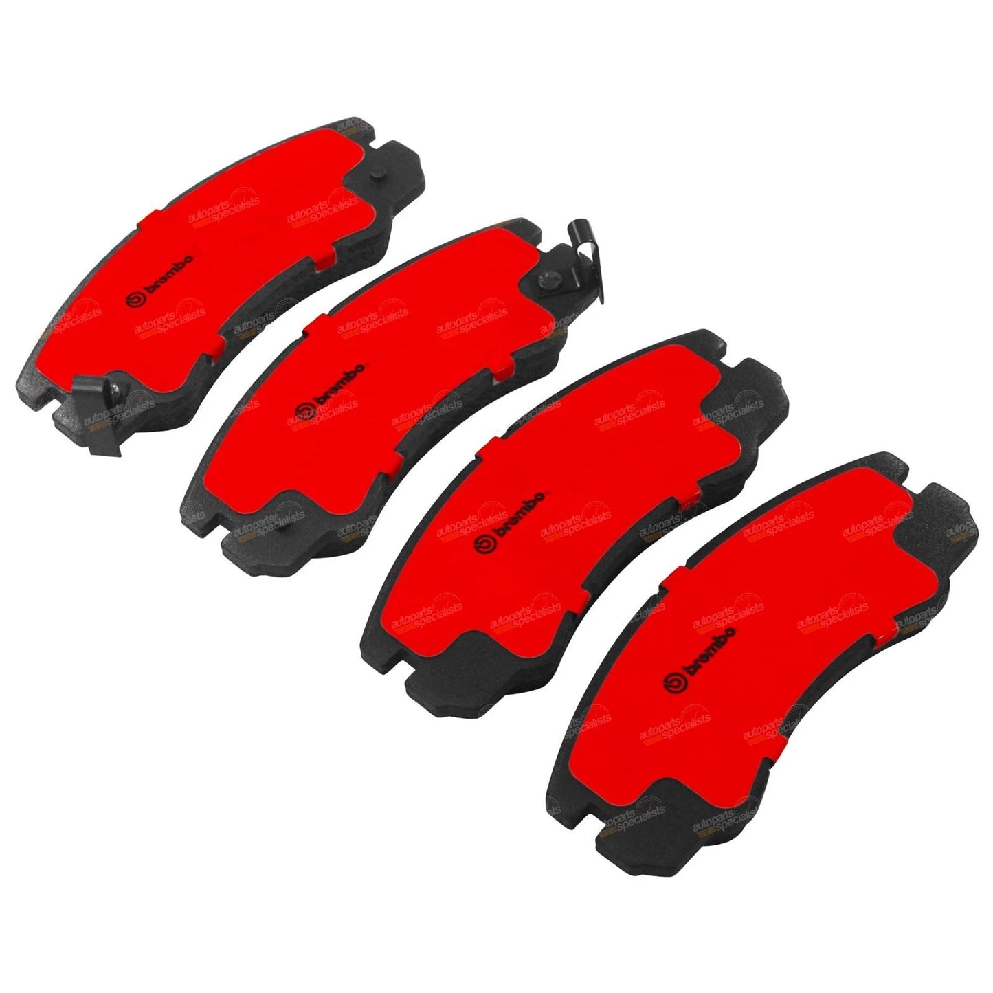 Set of 4 Brembo Front Disc Brake Pads for Holden Rodeo (1990–2003)