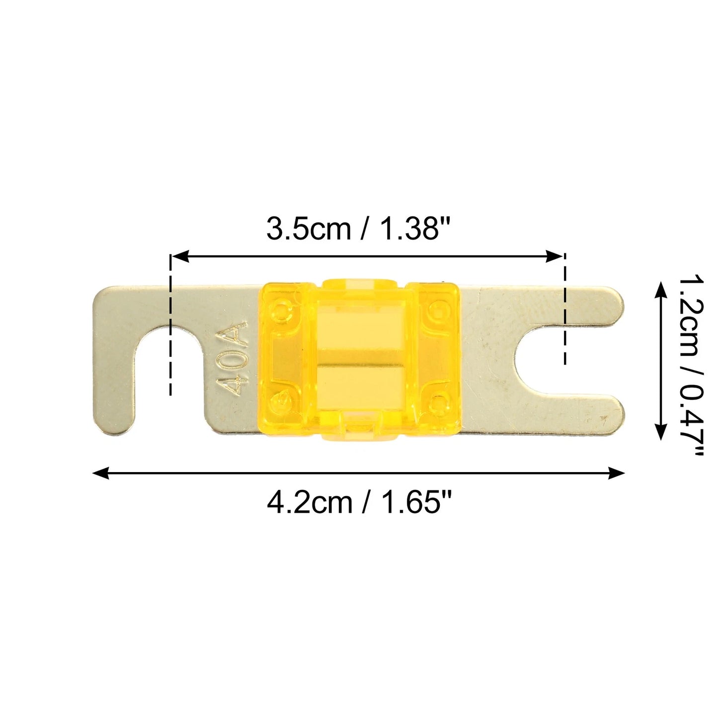 10pcs 40A AFS Mini ANL Fuse for Car Truck Motorcycle Boat Audio