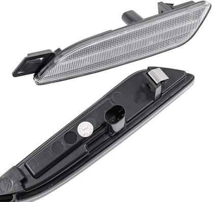 Amber LED Front Bumper Side Marker Light Clear Lens for Porsche Panamera (2014–2016)