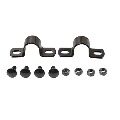 Black Rear Mudguard Mount U-Clamp for Harley Hydra Glide FL (1941-1957)
