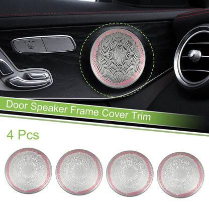 Set of 4 Door Speaker Frame Cover Trim for Mercedes Benz C E GLC Class