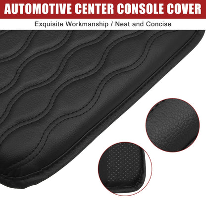 Armrest Cover   - Waterproof Anti-Slip Black 1 Pcs