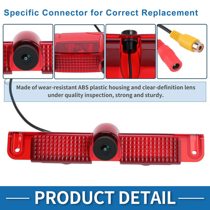 Brake Light Rear Camera for Chevy Express, GMC Savana 1500 2500 3500 (2003–2019)