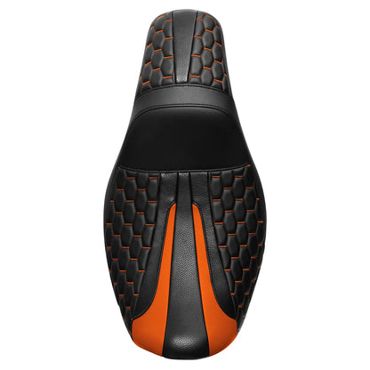 2x Rider & Passenger Seat for Harley Dyna Street Bob (2006-2017)