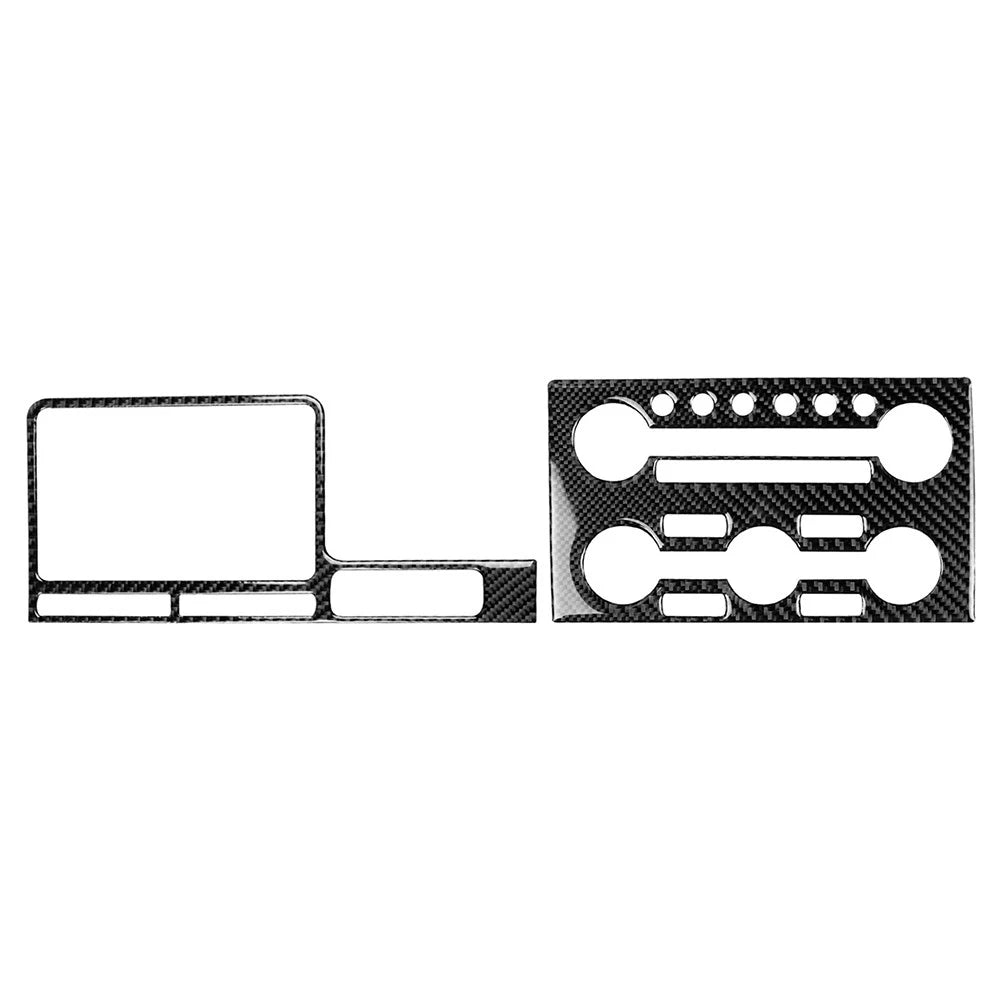 RHD Central Control Navigation Panel Cover Trim for Nissan GTR R35 (2008–2016) Red