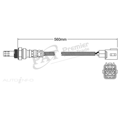Pre Cat Oxygen O2 Sensor for Kia Cerato (2009 - 2013)