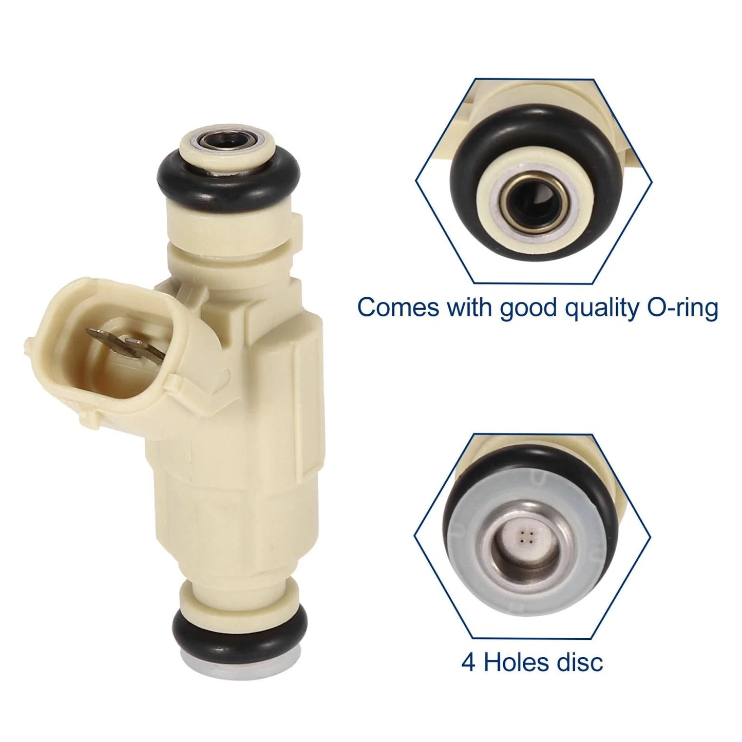 Fuel Injector for Hyundai Santa Fe, Tucson, Elantra, Tiburon 2.0L, 2.7L (2001-2023)