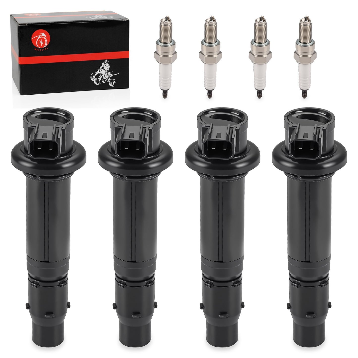 Ignition Coils with Spark Plugs for Yamaha YZF R6/R6S (2003–2009)