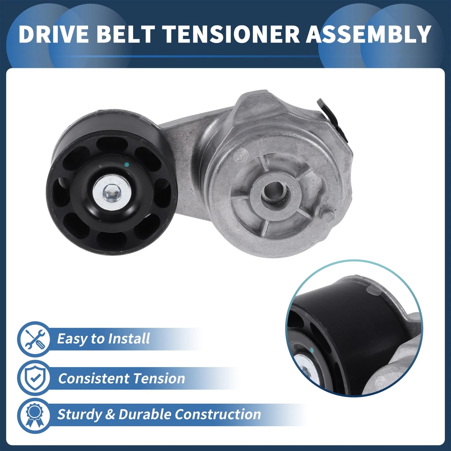Belt Tensioner for Caterpillar C7 C9 3126 3126B 3406E (No. 1382514) Metal