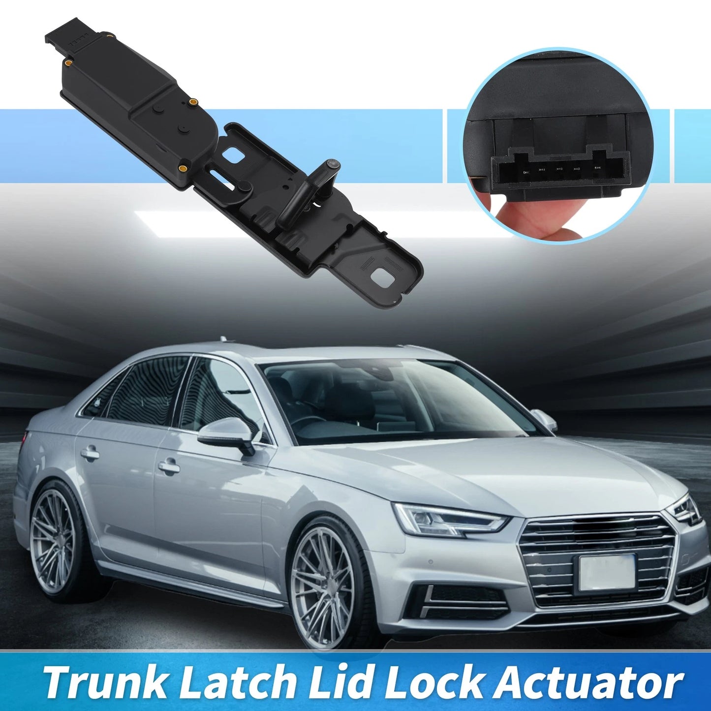 Set of 2 Tailgate Lock Latch Mechanisms for Audi A4 A6 Skoda Superb II (4F9827383A)
