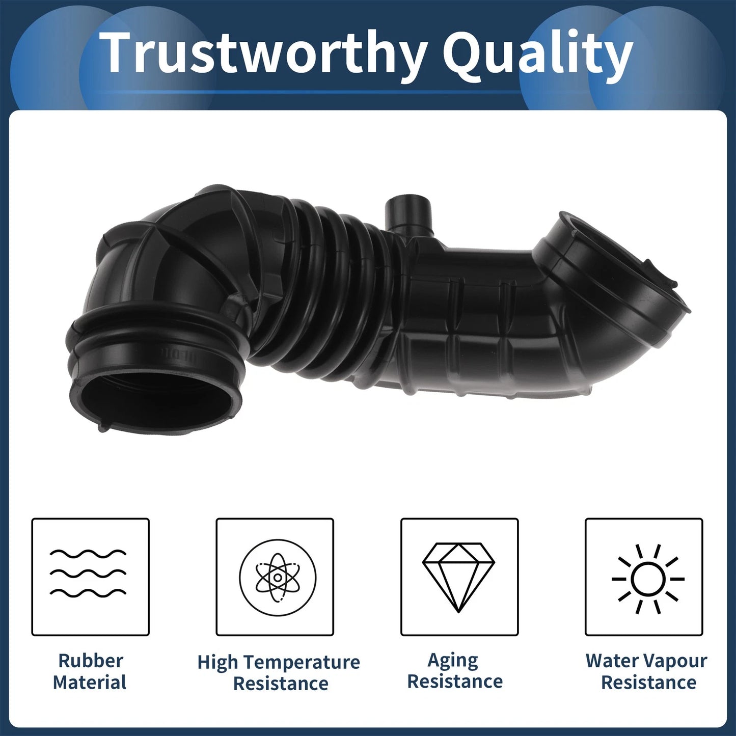 Engine Air Intake Hose for Mini R50 Cooper Base (2002–2006) No.13721477839 Rubber