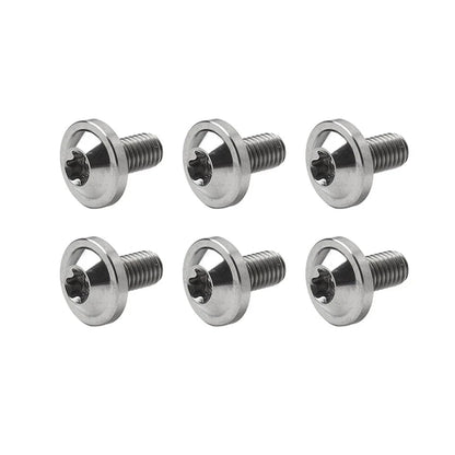 6 x Titanium Alloy M6x10mm Torx Head Bolts for Bike Motorcycle