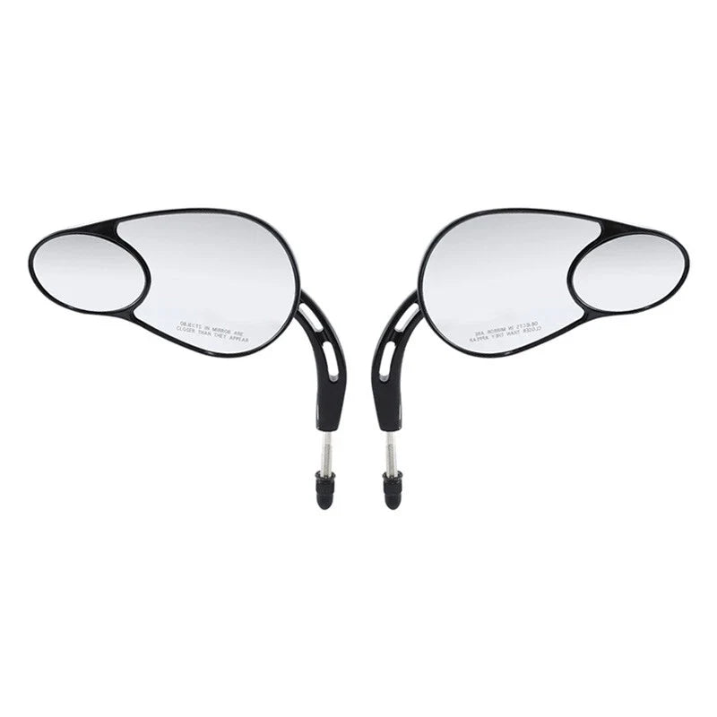 Rearview Mirrors Black for Harley Electra Road Glide Heritage Softail Fatboy
