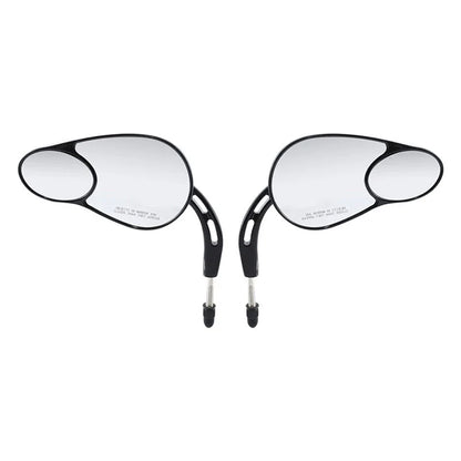 Rearview Mirrors Black for Harley Electra Road Glide Heritage Softail Fatboy
