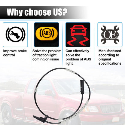 Rear Left Right Side ABS Wheel Speed Sensor for BMW 340i Base 3.0L