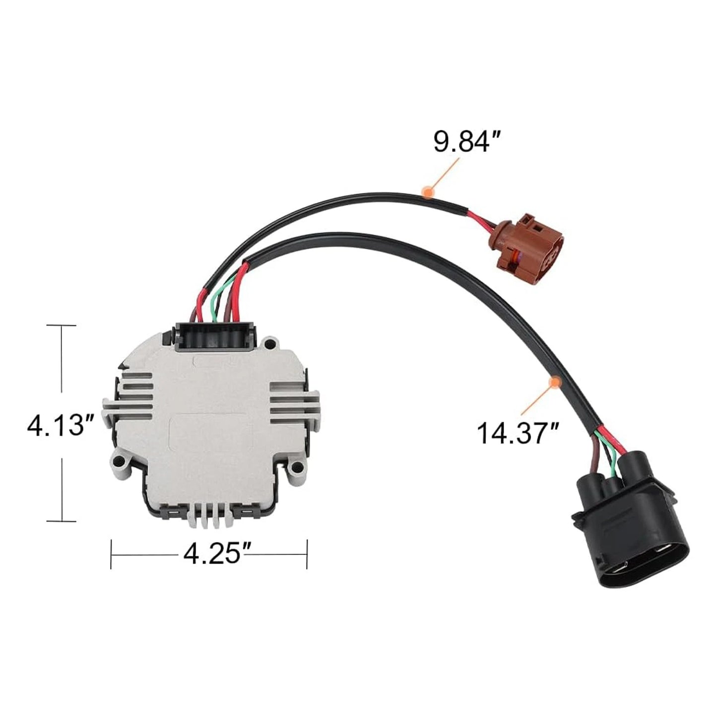 Radiator Fan Module for VW Passat Golf Audi A3 TT (2006–2014) 1K0959455FR