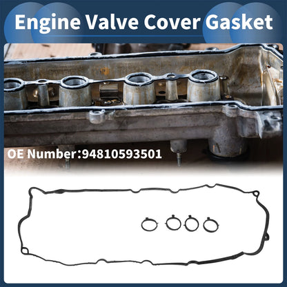 Set of 1 Engine Valve Cover Gasket for Porsche Panamera (2009–2016) No. 94810593501