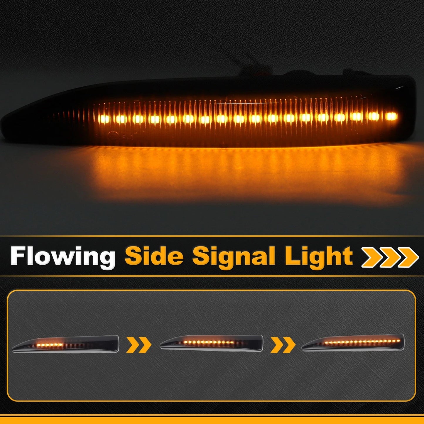 Side Marker Fender Light 63137164755 for BMW 745i (2002–2005) 1 Pair
