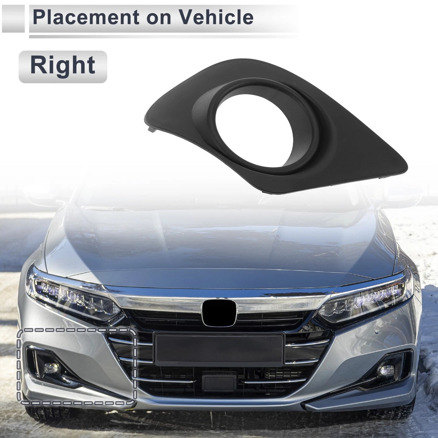 Fog Light Grill for Dodge Journey (2011–2018) No. 68088686AA
