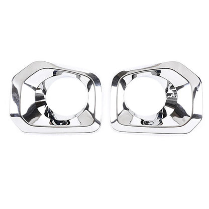 Front Bumper Grille Chrome Fog Light Covers for Toyota Tacoma (2016-2023)