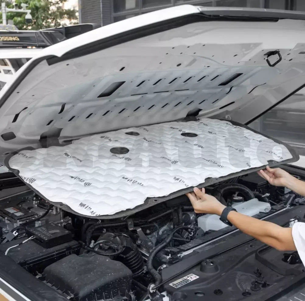 Front Engine Hood Acoustic Insulation Pad Mat for Land Cruiser LC250