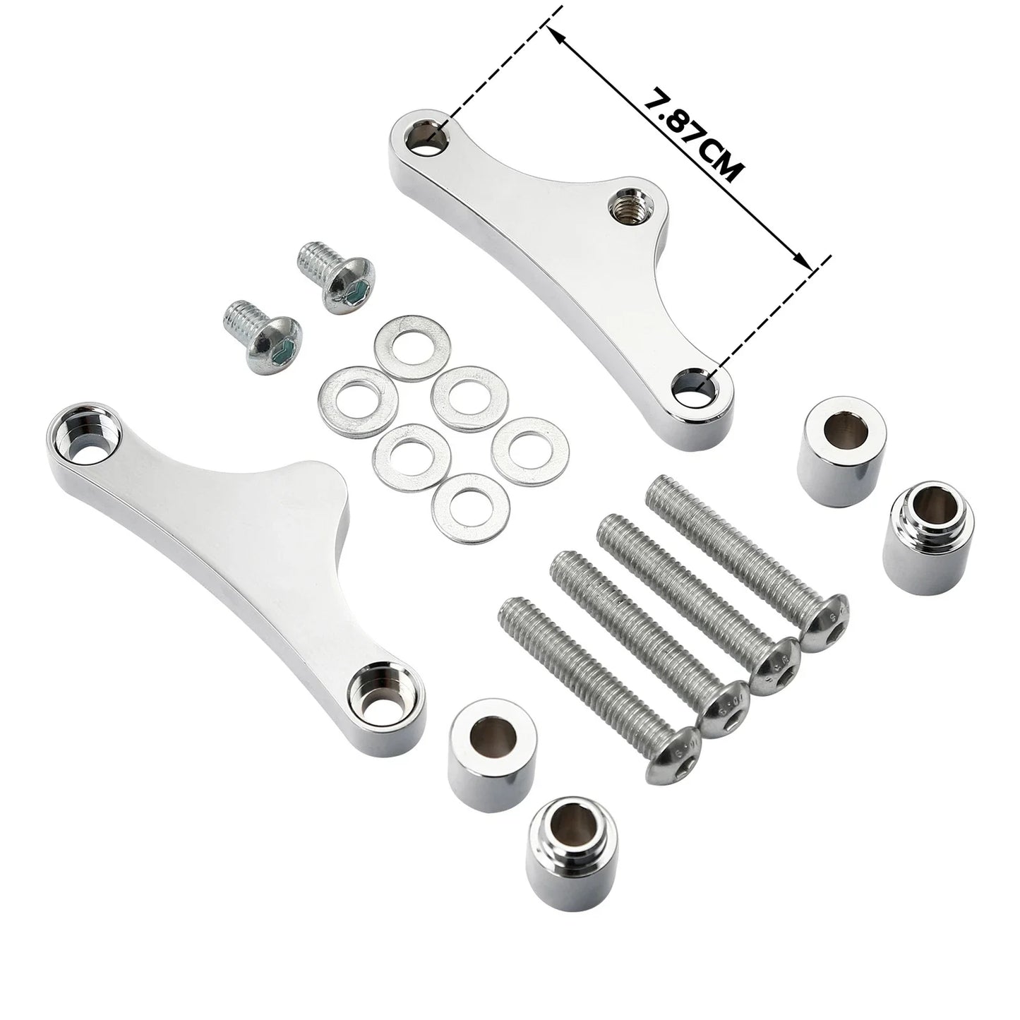Chrome Front Fender Spacer 21" 23" 26" 30" for Harley Road Glide (2000-2013)