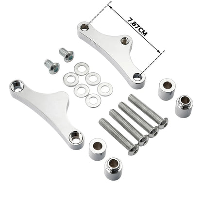 Chrome Front Fender Spacer 21" 23" 26" 30" for Harley Road Glide (2000-2013)