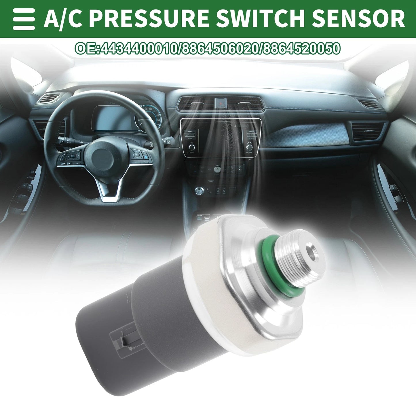 A/C Pressure Switch Sensor for Acura Legend (1988–1992) 4434400010