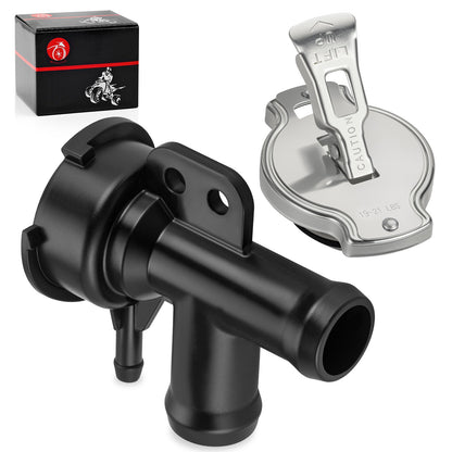 Coolant Filler Neck with Cap for Polaris Snowmobile (440–700)