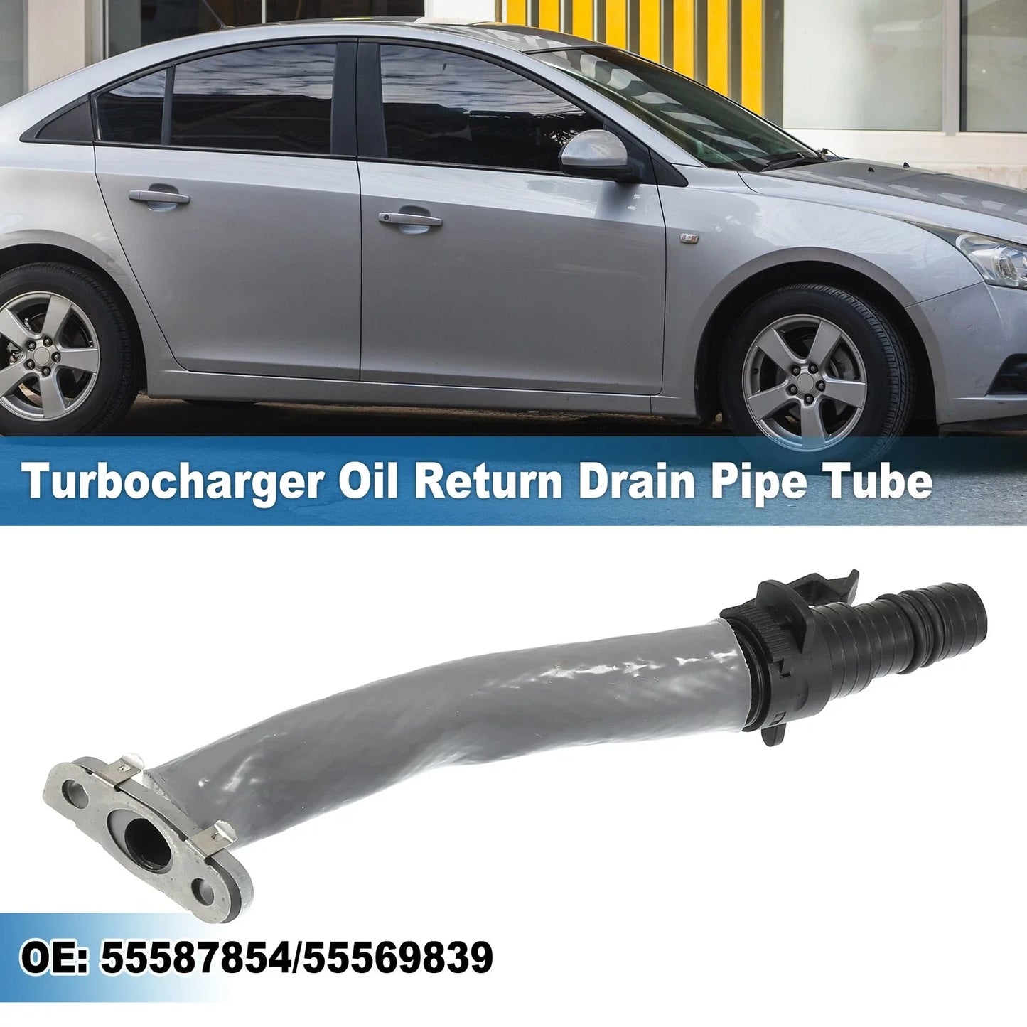 Turbocharger Oil Return Drain Pipe for Chevy Cruze Sonic Trax (2011-2021)