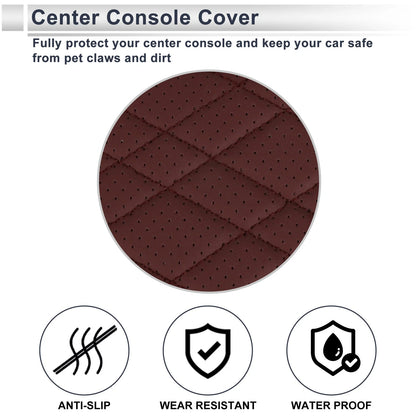 Center Console Cover with Storage Bag for BMW 5 Series (2011–2017) Red