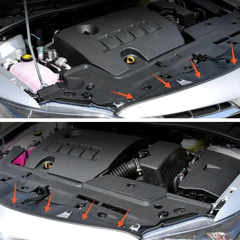 Hood to Bumper Panel Rubber Seal Strip for Toyota Corolla