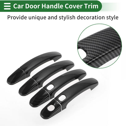 Carbon Fiber Door Handle Cover Trim for Ford Focus (2012–2018)