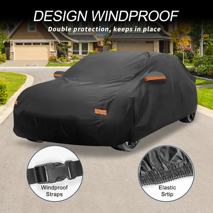 Waterproof Car Cover for Lexus IS Sedan (2014–2021) - 210D-PU, Zipper