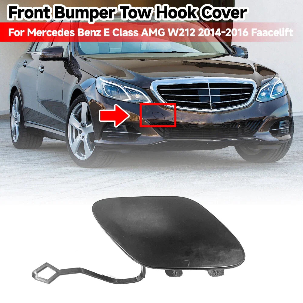 Front Bumper Tow Hook Cover for Mercedes-Benz W212 (2014–2016)