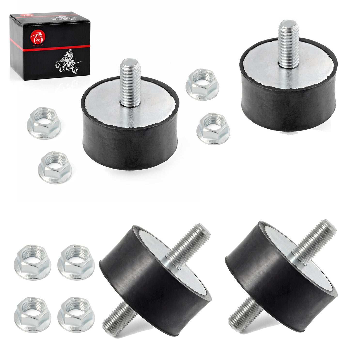 Set of 4 Engine Motor Mounts for Polaris Trail Boss 330/325, Trail Blazer 330