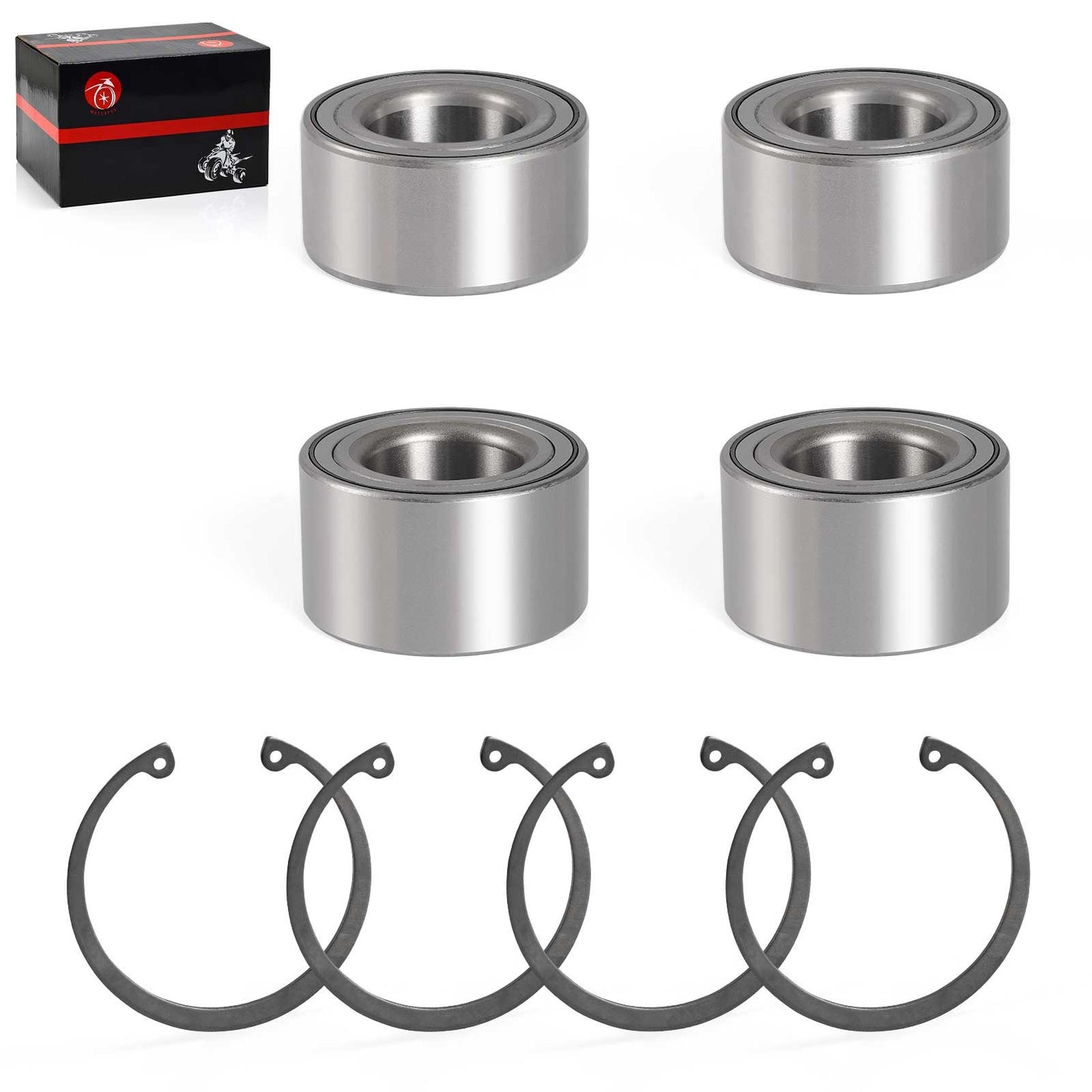 Set of 4 Wheel Bearings for Kawasaki KRT1000 Teryx KRX KRX4 (2020–2024)