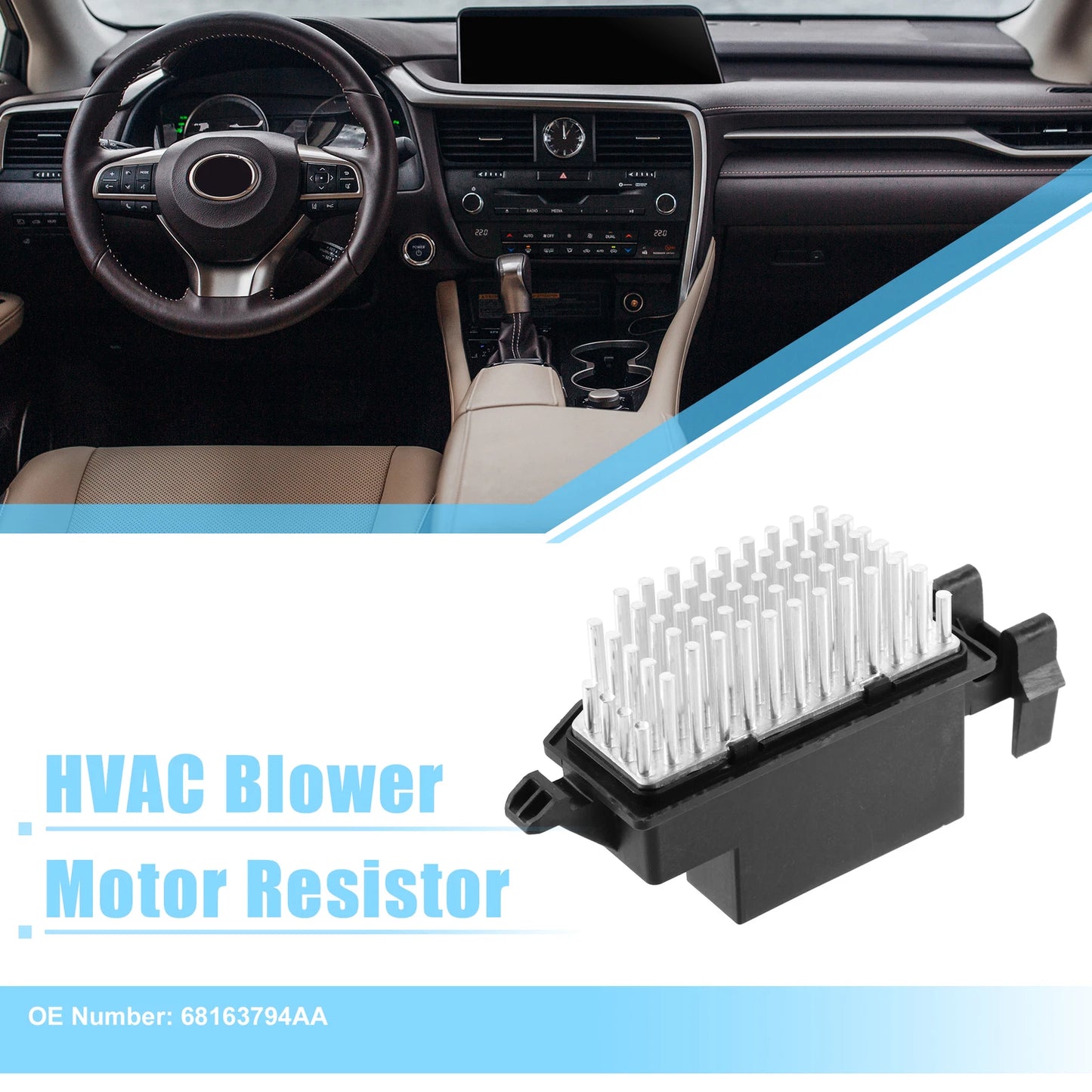 HVAC Blower Motor Resistor for Dodge Dart (2013–2016)