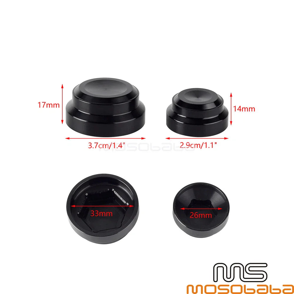 Motorcycle Bolt Nut Cover Kits for Harley Sportster S 1250 (2022-2024)