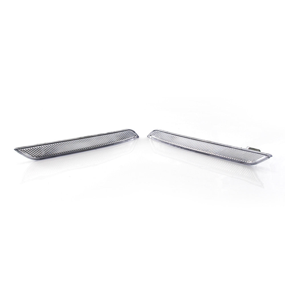 Pair Clear White Side Marker Reflectors for BMW X6 (2007–2014)