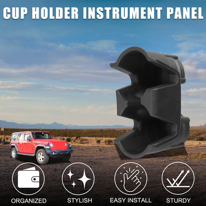 Cup Holder for Jeep Wrangler (2001–2006) No. 55315038AC, Black