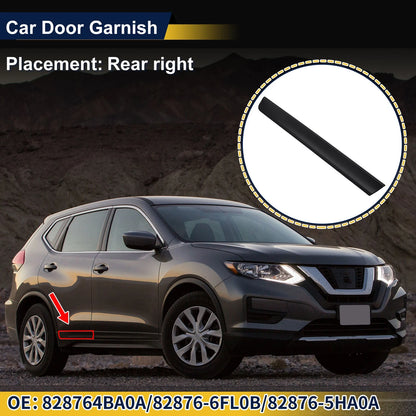 Rear Right Door Side Lower Trim No. 828764BA0A for Nissan Rogue (2014–2020)