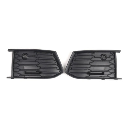 Pair Black Bumper Lower Side Grill Cover for Audi A6 S Line S6 (2019–2024)