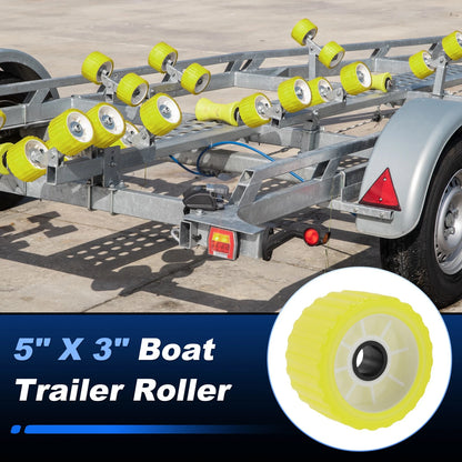4X 5" x 3" Wobble Roller for Boat Trailer