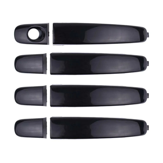 Exterior Door Handle Gloss Black Set 4 Fits Ford Ranger Mazda BT-50 2012-18 D06