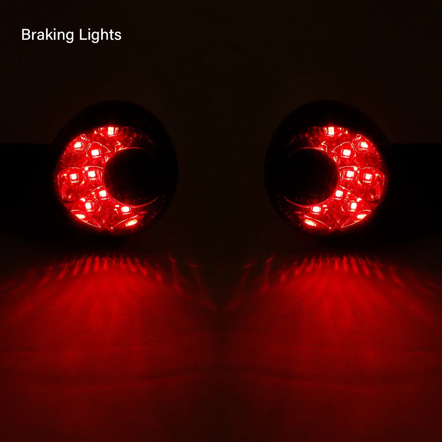 Black LED Amber Rear Turn Signals for Harley Sportster XL (1992-2022)