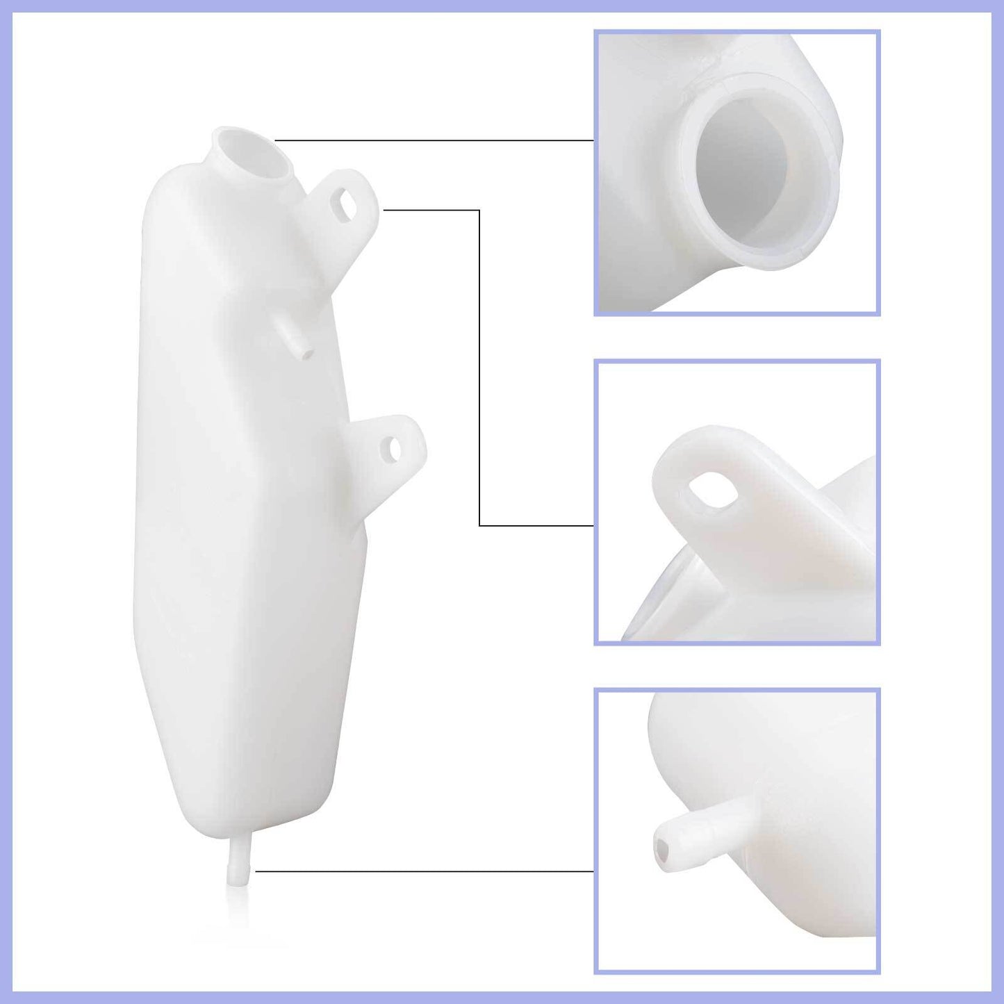 Overflow Coolant Recovery Tank & Cap for Yamaha Raptor 660R (2001–2005)
