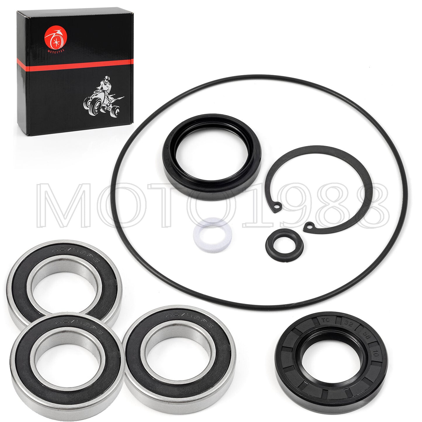 Rear Axle Wheel Bearing Seals for Honda Recon 250 (1997–2022)