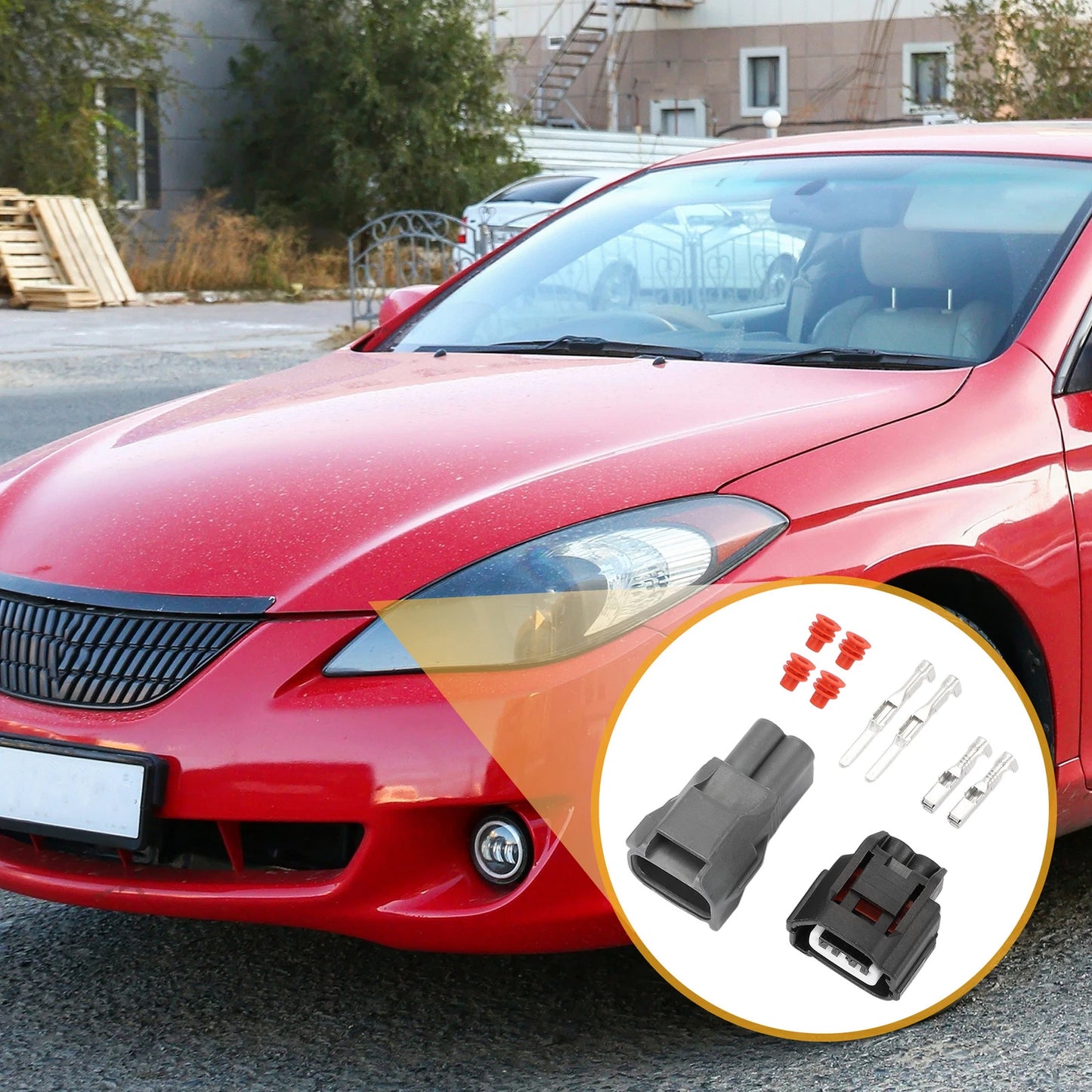 Temperature Sensor Connector Plug for Toyota (1 Set)
